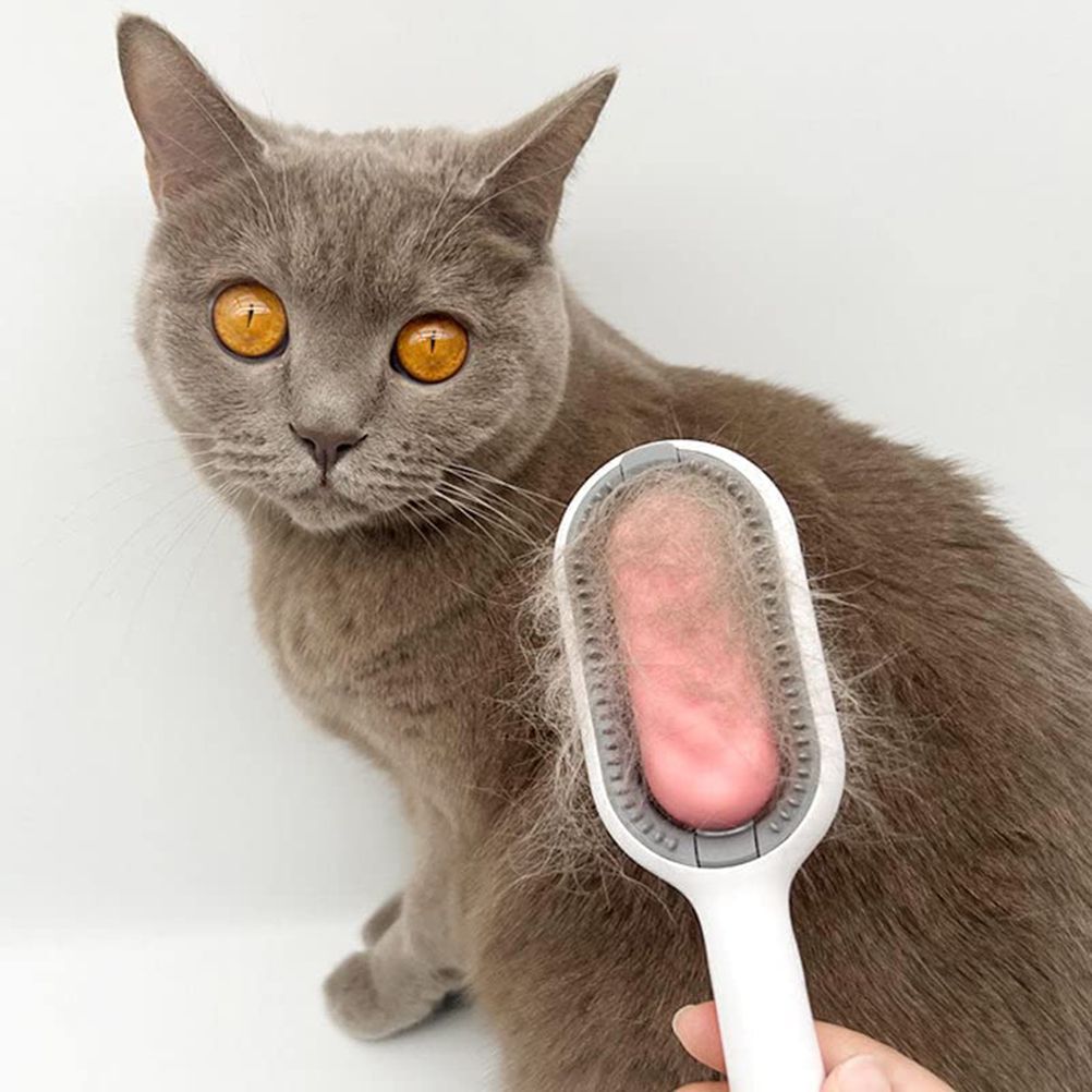 Pet Brush Grooming Comb Soft Bristles Pet Grooming Brush for Massage and Removal of Loose Hair Tangled Hair - Image 5