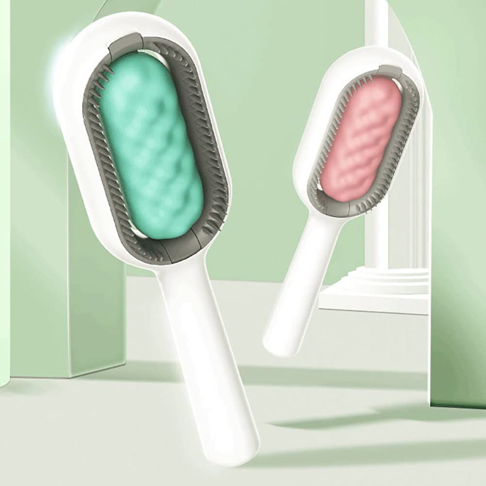 Pet Brush Grooming Comb Soft Bristles Pet Grooming Brush for Massage and Removal of Loose Hair Tangled Hair - Image 6