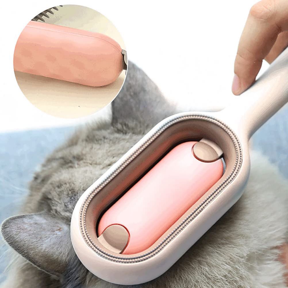 Pet Brush Grooming Comb Soft Bristles Pet Grooming Brush for Massage and Removal of Loose Hair Tangled Hair - Image 7