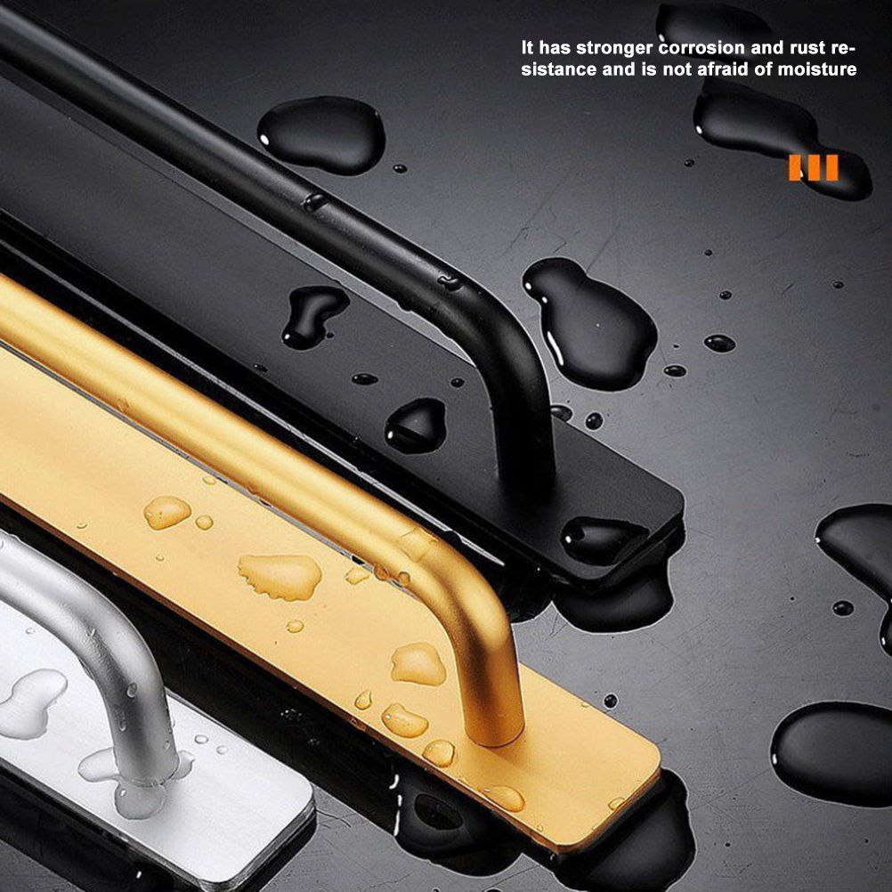 Self Stick Cabinet Drawer Handles Pulls Aluminum Alloy Drawer Push Pull Handles Punch Free Adhesive Handle for Kitchen Cabinet Drawer Window Sliding Closet - Image 8