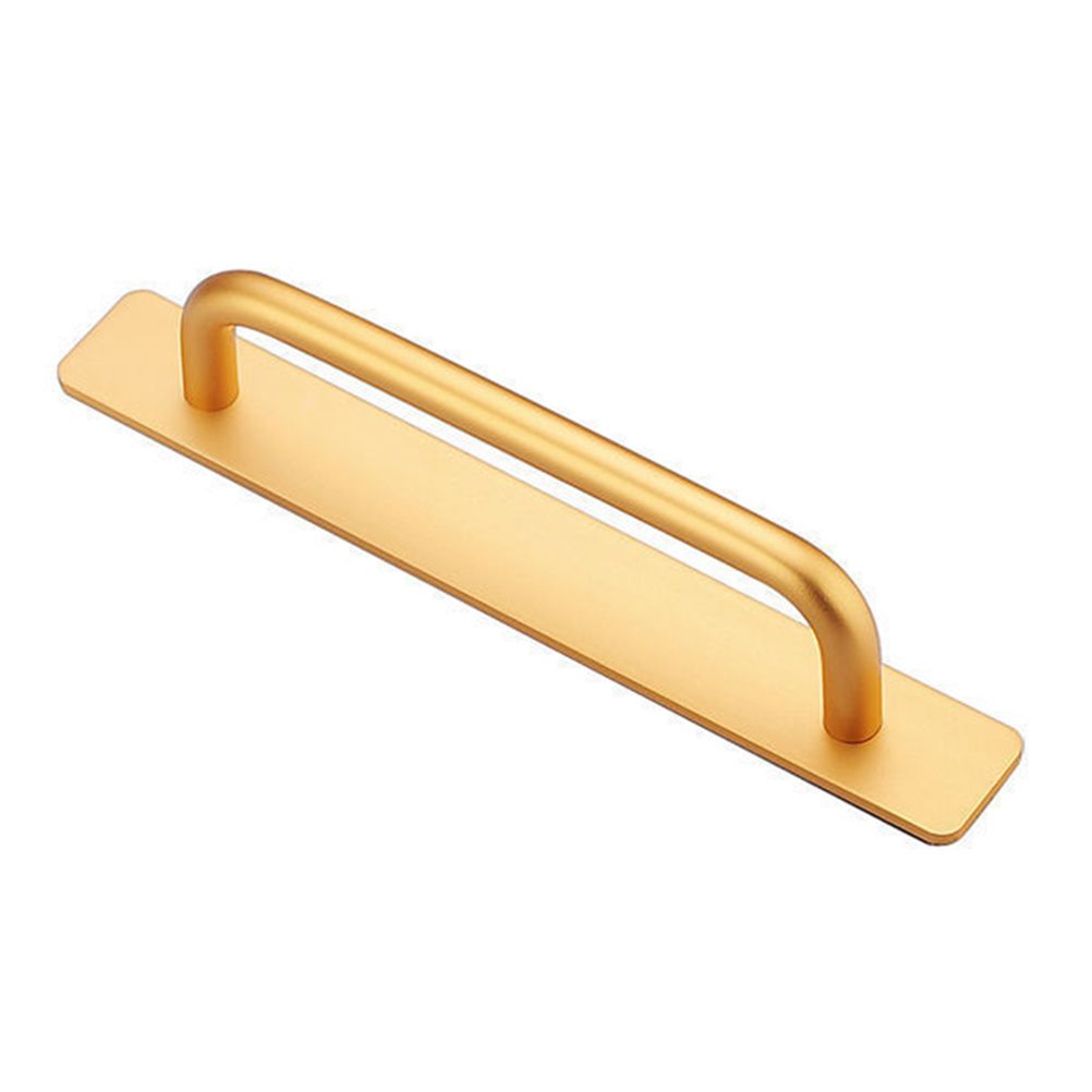 Self Stick Cabinet Drawer Handles Pulls Aluminum Alloy Drawer Push Pull Handles Punch Free Adhesive Handle for Kitchen Cabinet Drawer Window Sliding Closet - Image 1