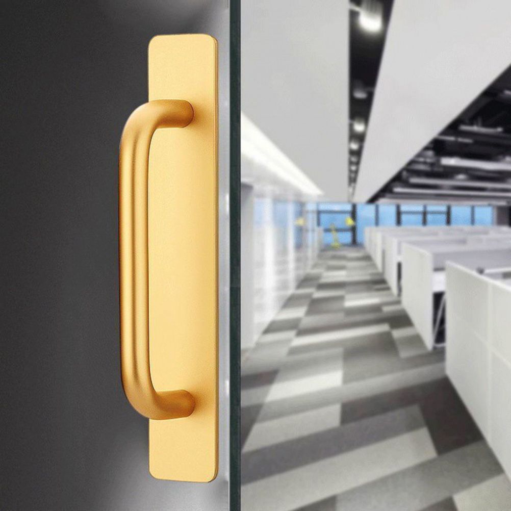 Self Stick Cabinet Drawer Handles Pulls Aluminum Alloy Drawer Push Pull Handles Punch Free Adhesive Handle for Kitchen Cabinet Drawer Window Sliding Closet - Image 5