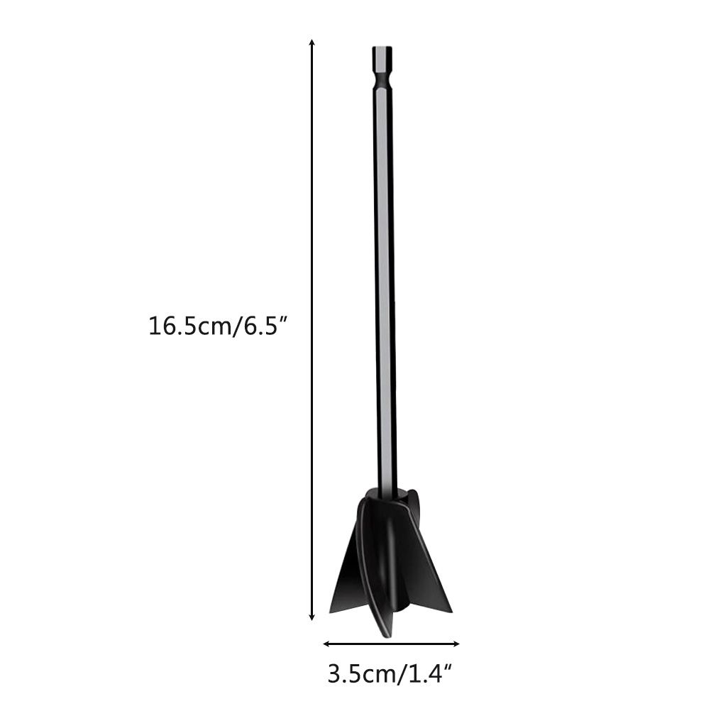 Resin Mixer Epoxy Mixer Paddles Paint Mixer for Drill Reusable Bidirectional Paint Stirrer for Drill Epoxy and Paint Mixer Drill Attachment - Image 2