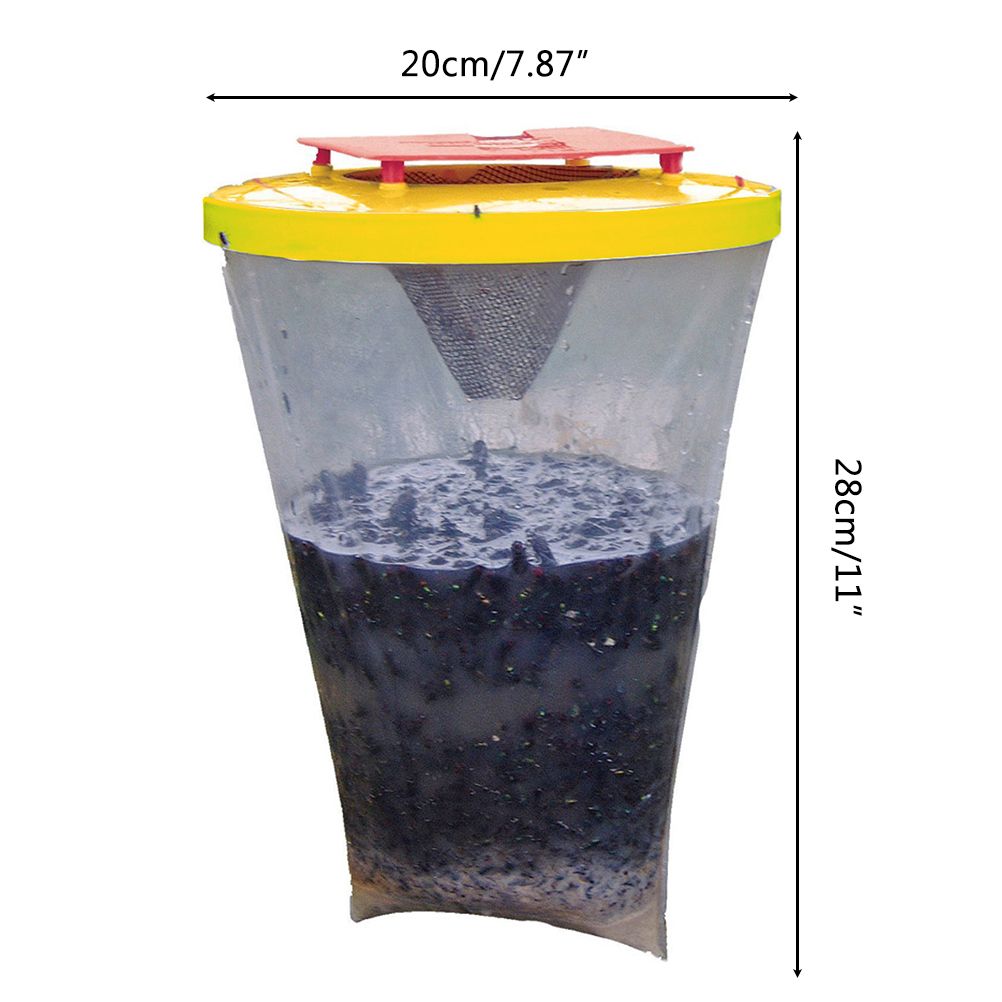 Fly Trap Outdoors Fly Catcher Hanging Fly Bags for Outdoor Barns Stables and Yards - Image 2