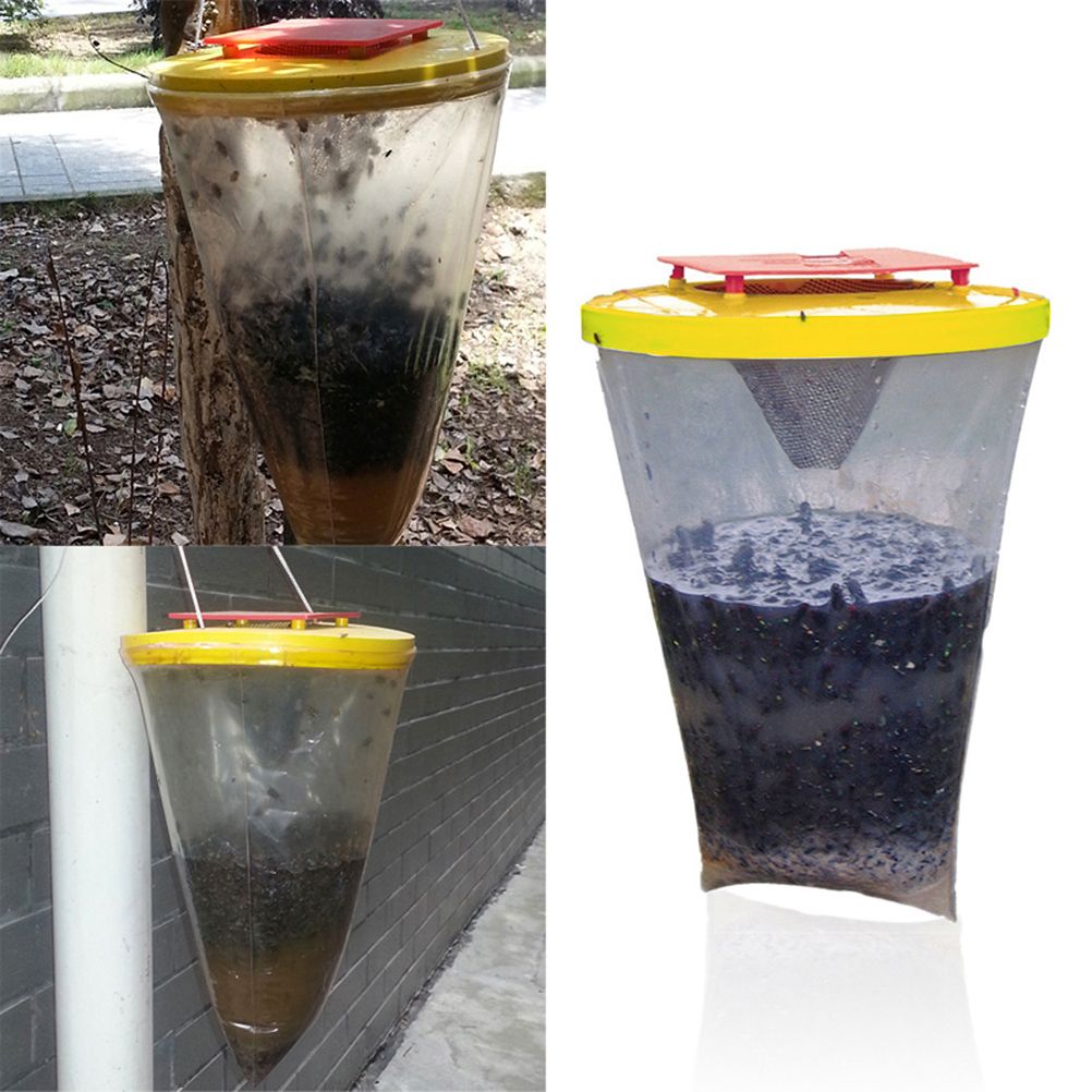Fly Trap Outdoors Fly Catcher Hanging Fly Bags for Outdoor Barns Stables and Yards - Image 4