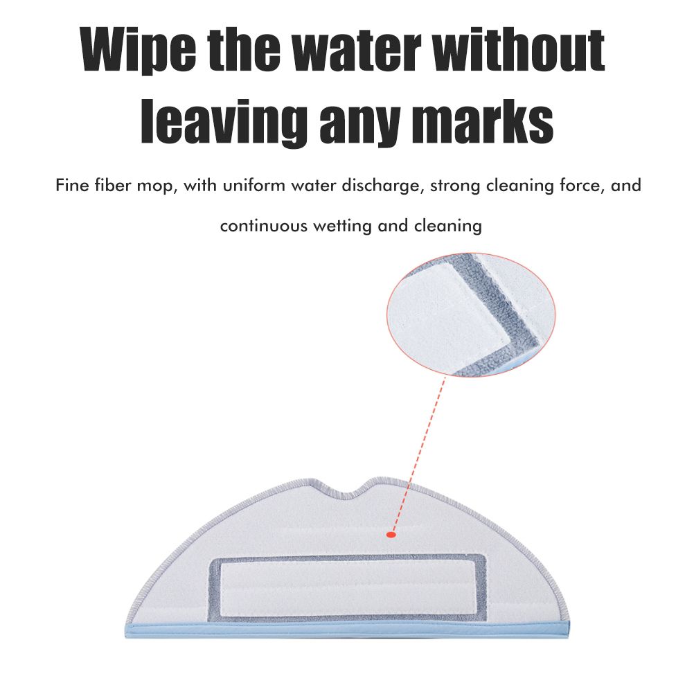 Pack of 6 Wipes Accessories Compatible for Roborock S7 S7 Plus S7+ S7 MaxV S7 MaxV Plus S7 MaxV Ultra Wash Mop - Image 5
