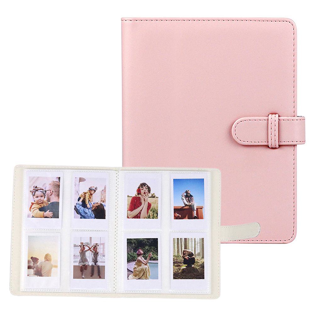 Retro Photo Album 128 Photos Pocket Album PU Cover Picture Album Photo Album Birthday Wedding Gift - Image 1