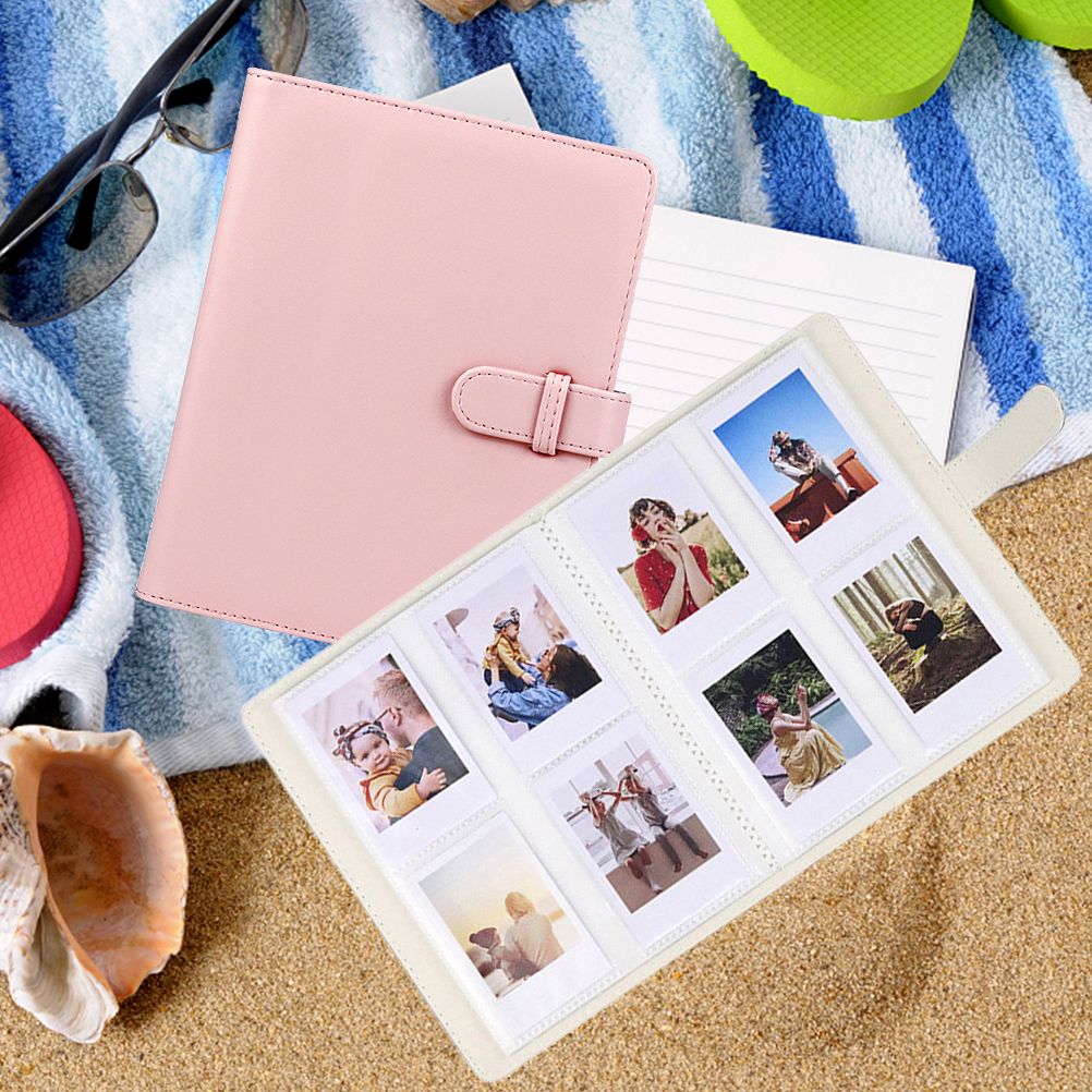 Retro Photo Album 128 Photos Pocket Album PU Cover Picture Album Photo Album Birthday Wedding Gift - Image 3