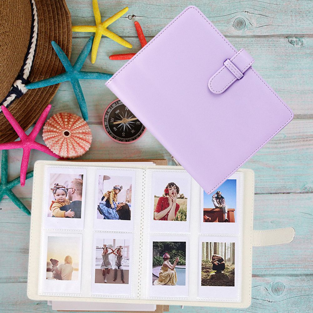 Retro Photo Album 128 Photos Pocket Album PU Cover Picture Album Photo Album Birthday Wedding Gift - Image 4