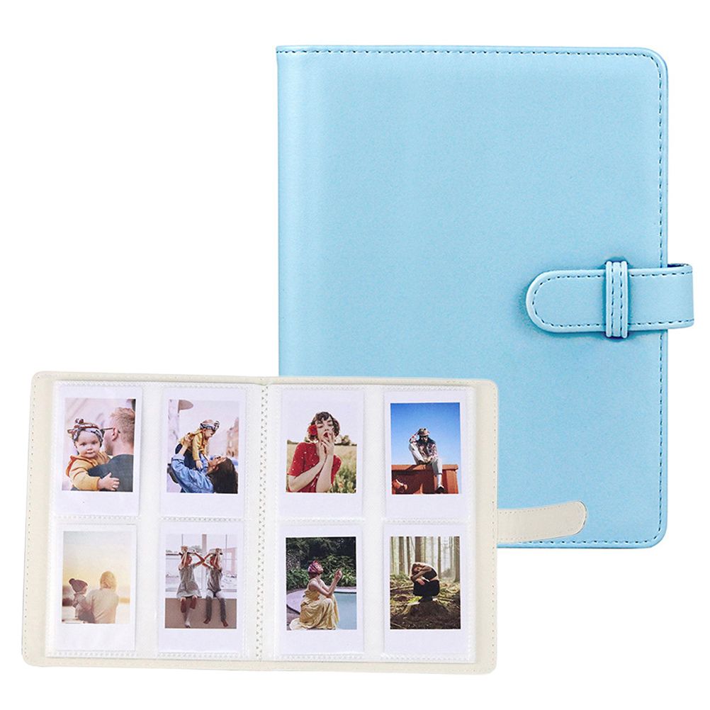 Retro Photo Album 128 Photos Pocket Album PU Cover Picture Album Photo Album Birthday Wedding Gift - Image 1