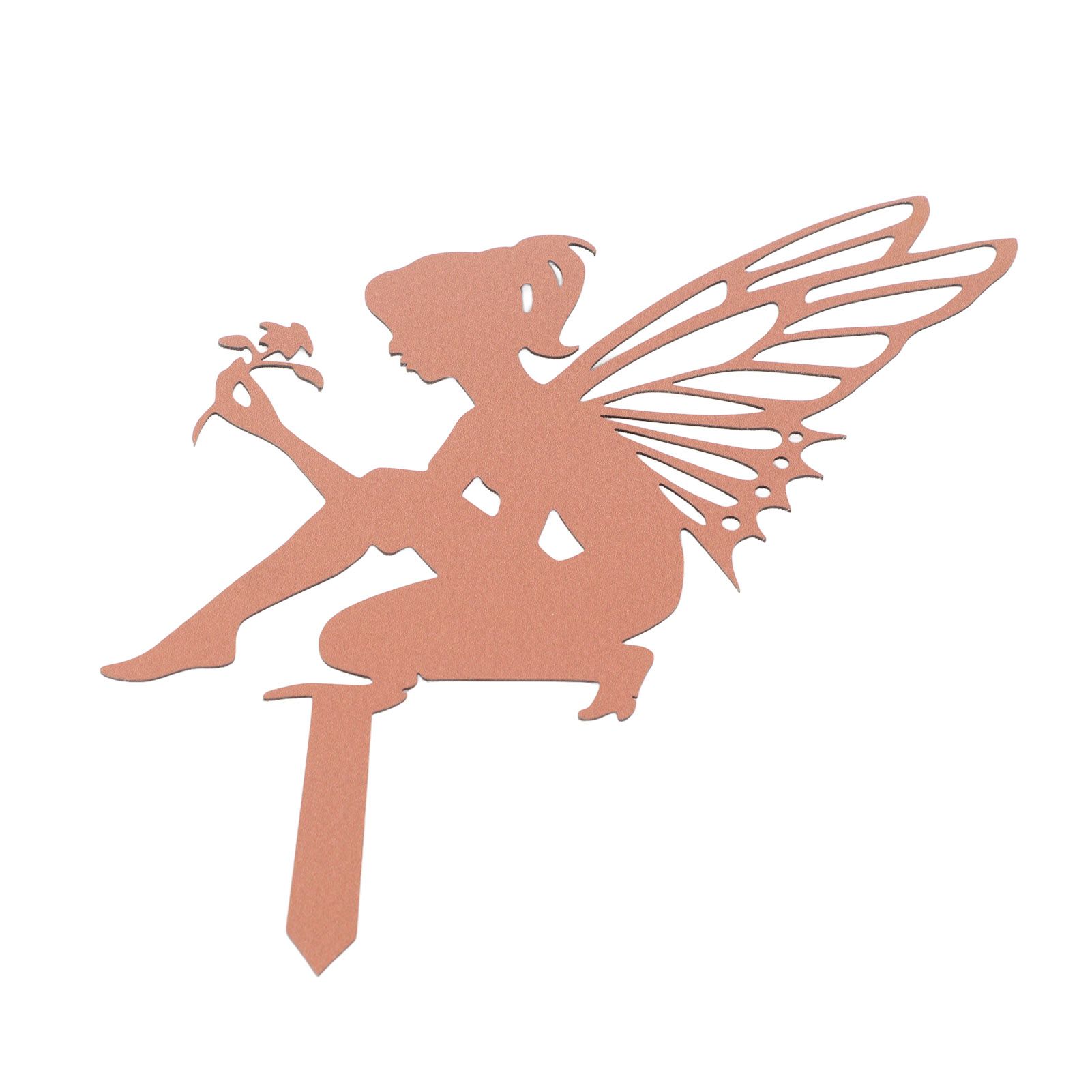 Decorative Garden Stakes Fairy Silhouette Metal Yard Stakes Arts Outdoor Garden Decor Spring Decor - Image 3
