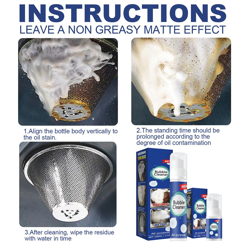 Foam Cleaner Multipurpose Household Cleaners for Kitchen Bathroom - Image 7