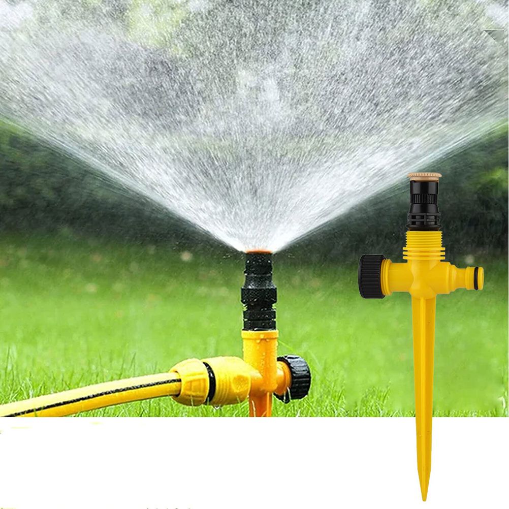360° Rotating Auto Irrigation System Garden Lawn Sprinkler Grass Water Sprinkler System Garden Hose Sprinkler for Yard - Image 2