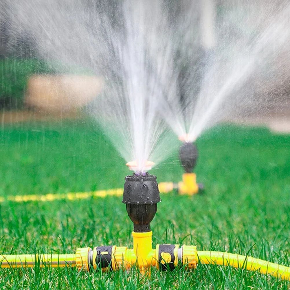 360° Rotating Auto Irrigation System Garden Lawn Sprinkler Grass Water Sprinkler System Garden Hose Sprinkler for Yard - Image 4