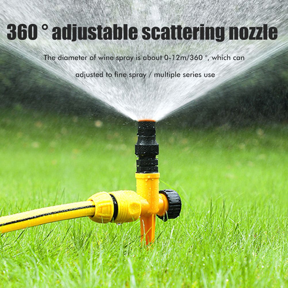 360° Rotating Auto Irrigation System Garden Lawn Sprinkler Grass Water Sprinkler System Garden Hose Sprinkler for Yard - Image 6