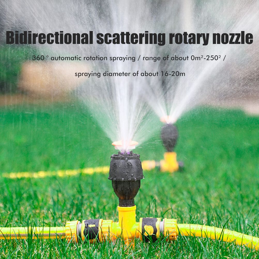 360° Rotating Auto Irrigation System Garden Lawn Sprinkler Grass Water Sprinkler System Garden Hose Sprinkler for Yard - Image 2