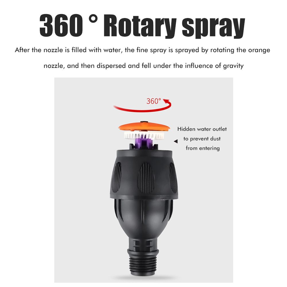 360° Rotating Auto Irrigation System Garden Lawn Sprinkler Grass Water Sprinkler System Garden Hose Sprinkler for Yard - Image 3