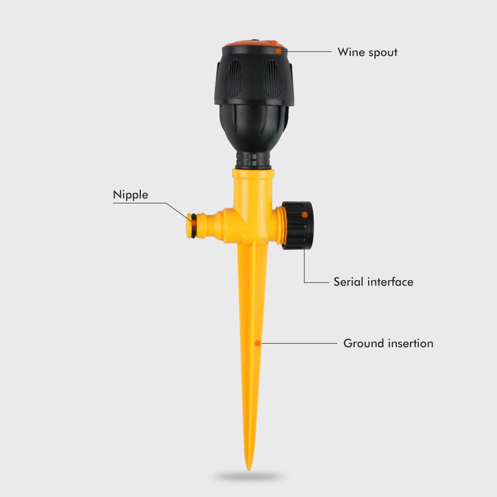 360° Rotating Auto Irrigation System Garden Lawn Sprinkler Grass Water Sprinkler System Garden Hose Sprinkler for Yard - Image 5