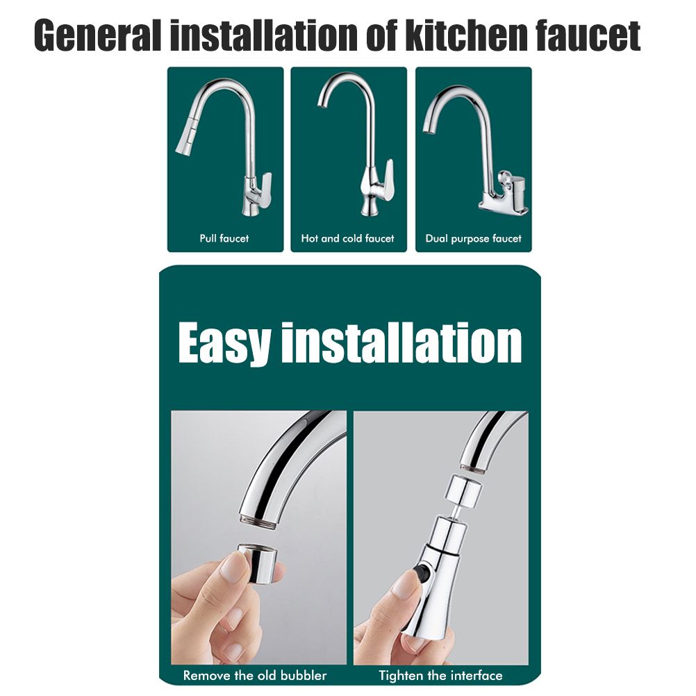 Kitchen Faucet Sprayer Head Replacement Pull Down Faucet Spray Head Pull Out Faucet Sprayer Nozzle - Image 5