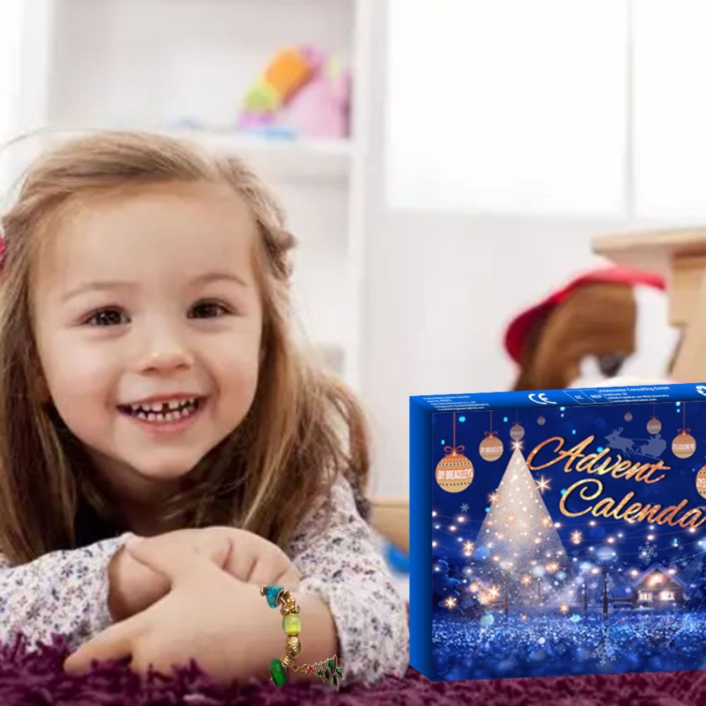 Christmas Advent Calendar DIY Charm Beads and 2 Bracelets 24 Days Countdown Calendar Christmas Gift for Kids Girls - Image 6