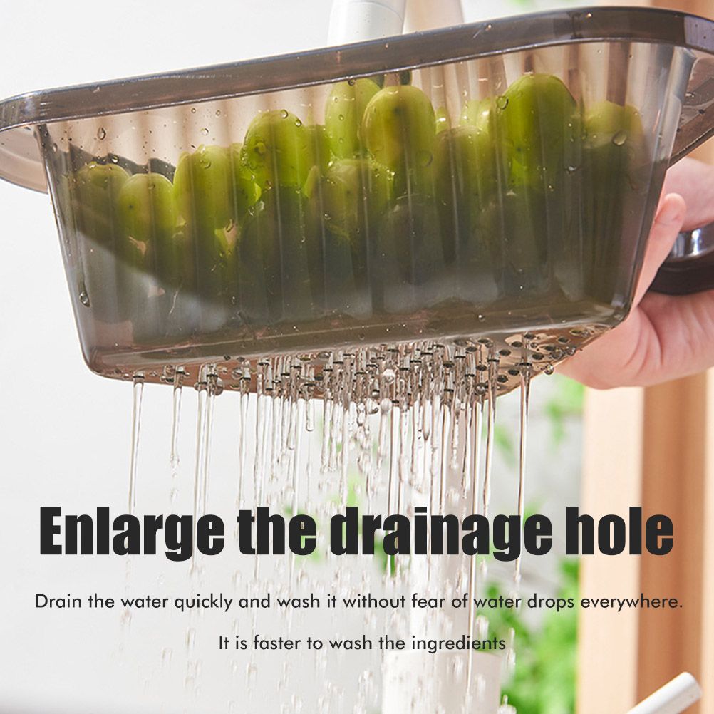 Sink Strainer Basket Triangular Corner Kitchen Sink Strainer Punch Free Sink Basket with Retractable Handle for Kitchen Bathroom - Image 7
