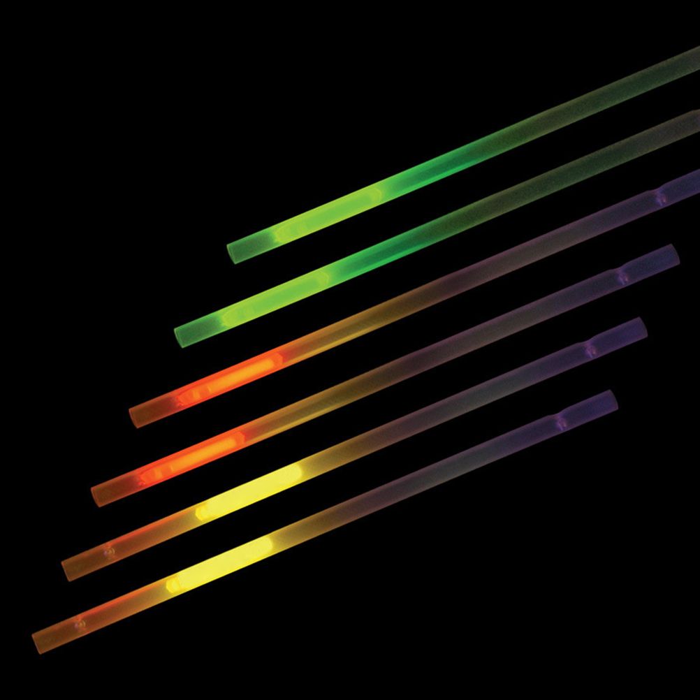 50Pcs 2 in 1 Glowing Straws Sticks Glowing in the Dark Straws for Concerts Party Favors Weddings Kids Birthdays - Image 5