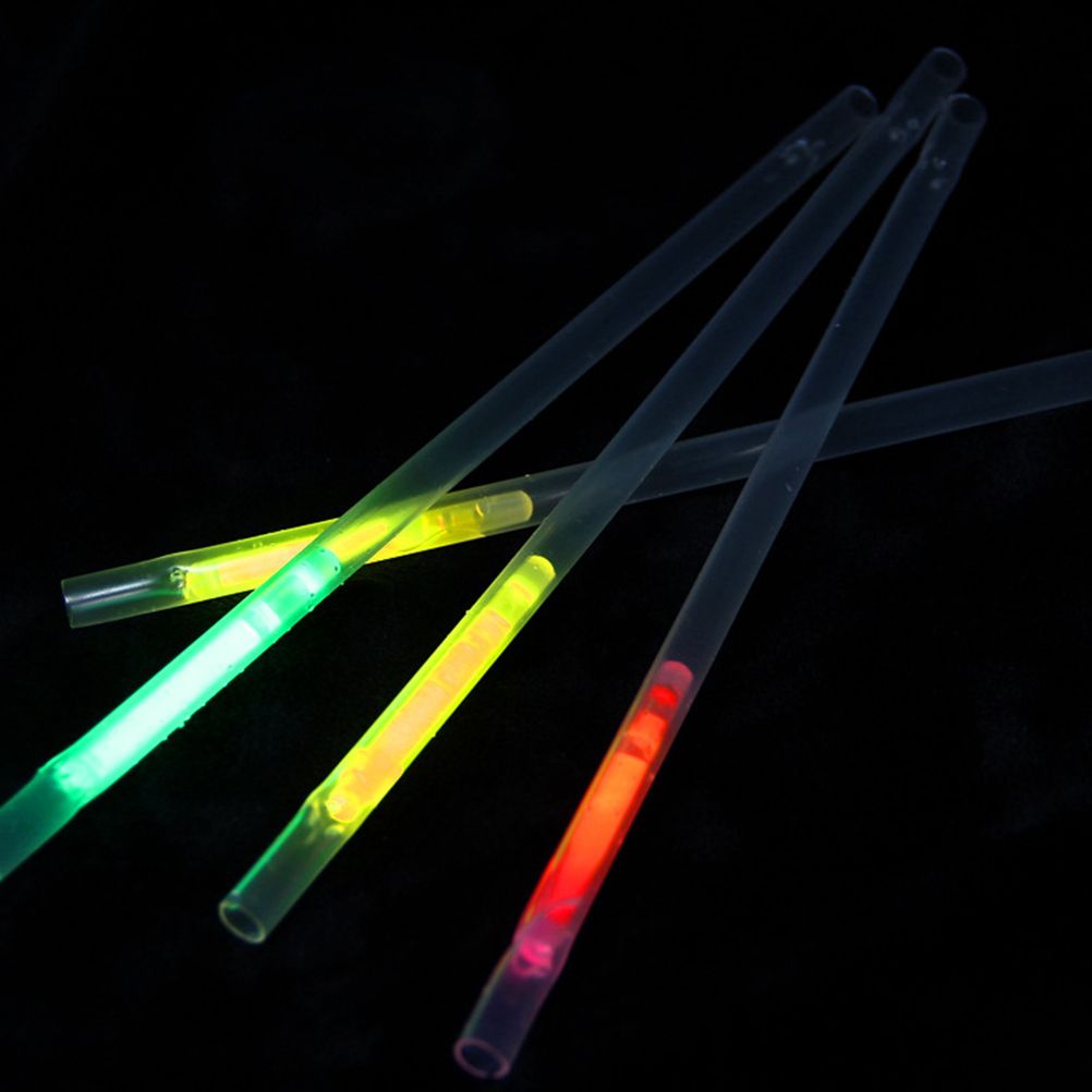 50Pcs 2 in 1 Glowing Straws Sticks Glowing in the Dark Straws for Concerts Party Favors Weddings Kids Birthdays - Image 8