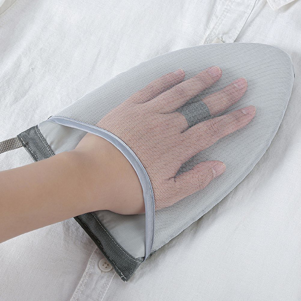 Garment Ironing Glove Protective Anti Steam Mitt with Finger Loop Heat Resistant Clothes Gloves - Image 3