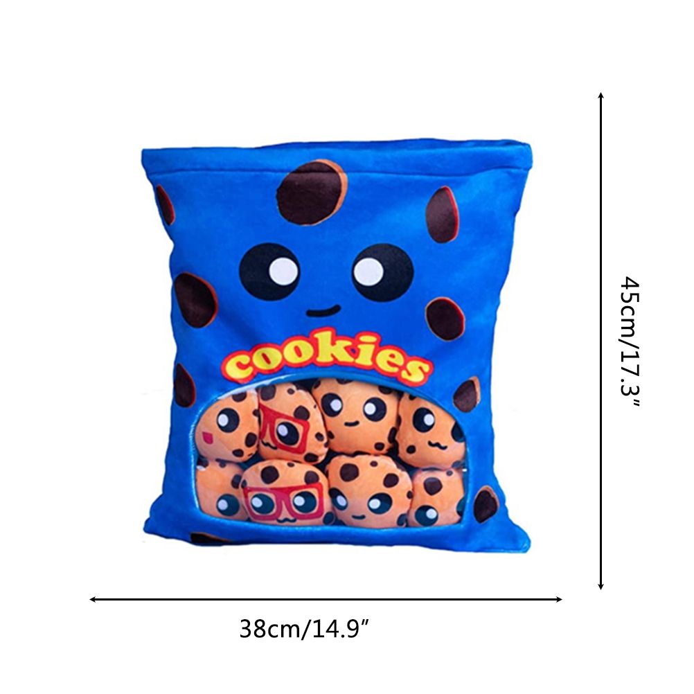 Cheese Puff Plush Toy Soft Cheesy Puff Plush Toy Puff Balls Cute Snack Filled Pillow Small Plush Doll Plush Birthday Gift - Image 2