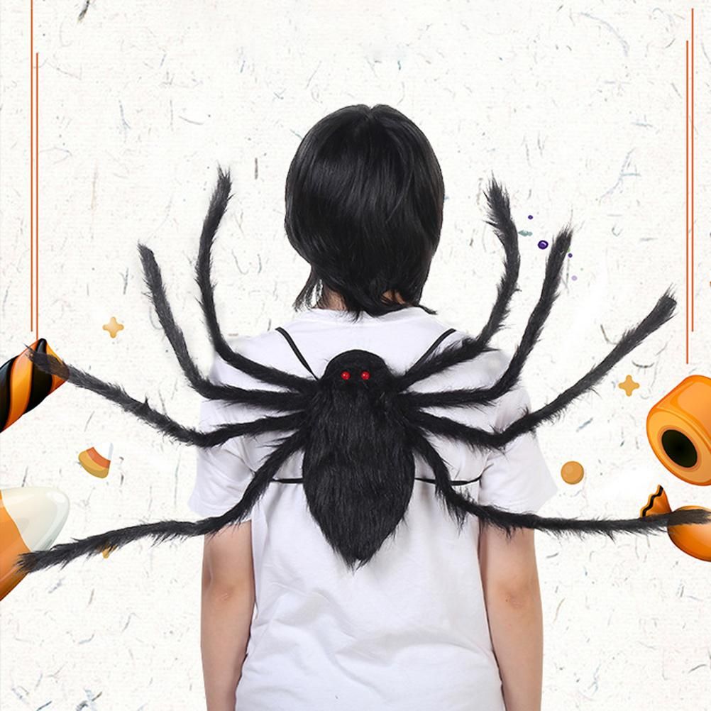 Halloween Giant Spider Backpack Spider Halloween Costume Indoor Outdoor Yard Party Halloween Decor - Image 5