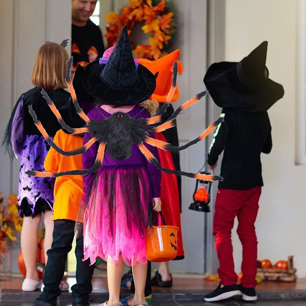 Halloween Giant Spider Backpack Spider Halloween Costume Indoor Outdoor Yard Party Halloween Decor - Image 4