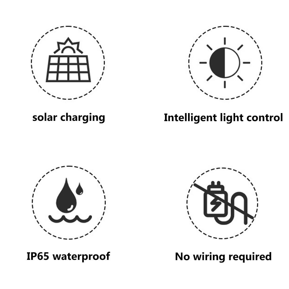 2 Pack Solar Powered LED Pendant Lights Firefly Lights Outdoor Solar Yard Lights Stake Lamp for Patio Pathway Lawn Yard - Image 3