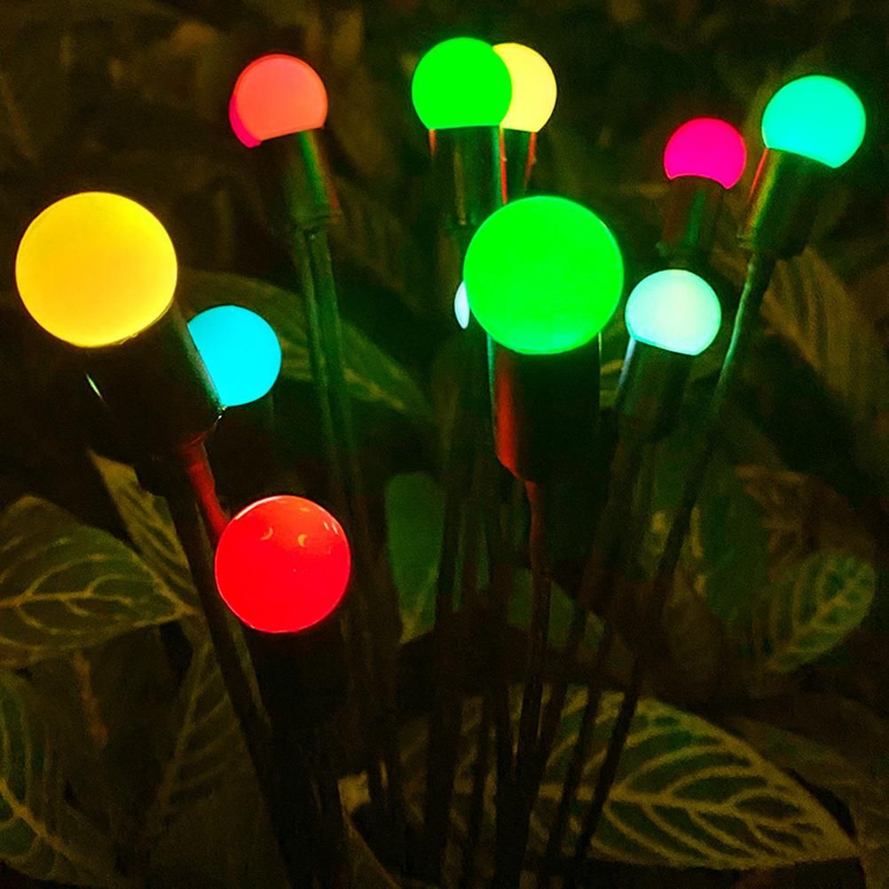 2 Pack Solar Powered LED Pendant Lights Firefly Lights Outdoor Solar Yard Lights Stake Lamp for Patio Pathway Lawn Yard - Image 4