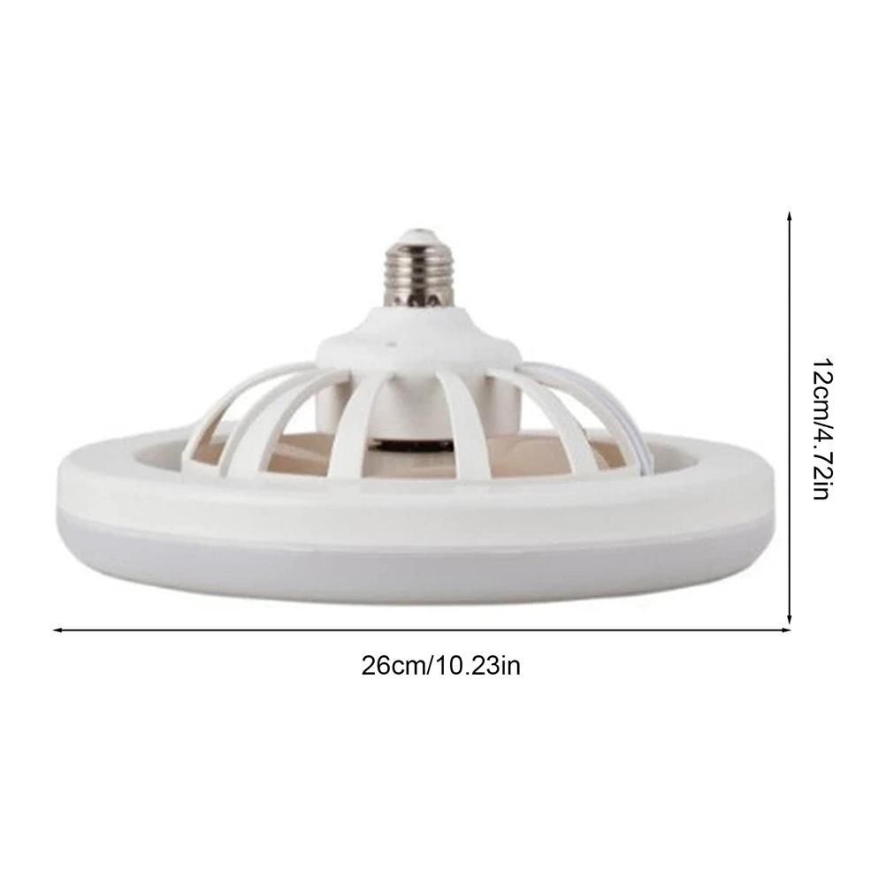 Ceiling Fans with Lighting 30W Dimmable Fan Lamp Modern Smart E27 Lamp Head Fan Light for Home Bedroom Living Room - Image 4