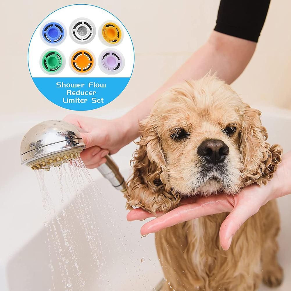 Shower Flow Limiter with 1/2 Thread Diameter Shower Water Saving for Shower Head Power Reduction Limiter for Kitchen Bathroom - Image 4