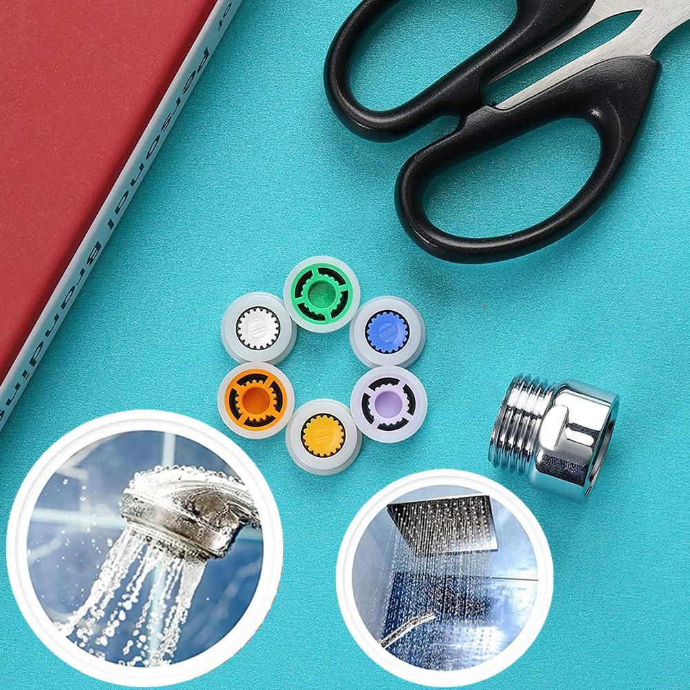 Shower Flow Limiter with 1/2 Thread Diameter Shower Water Saving for Shower Head Power Reduction Limiter for Kitchen Bathroom - Image 6