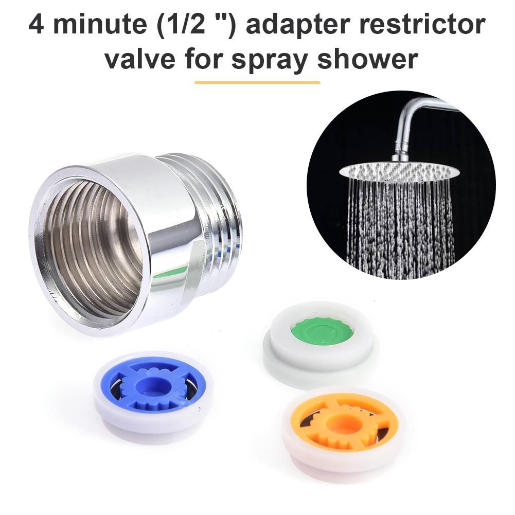 Shower Flow Limiter with 1/2 Thread Diameter Shower Water Saving for Shower Head Power Reduction Limiter for Kitchen Bathroom - Image 4