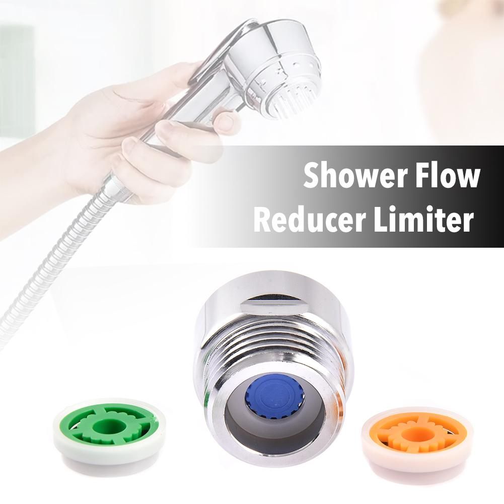 Shower Flow Limiter with 1/2 Thread Diameter Shower Water Saving for Shower Head Power Reduction Limiter for Kitchen Bathroom - Image 6