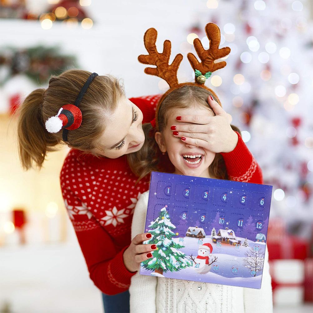 Christmas Advent Calendar DIY Charm Bracelet Making Kit for Kids 24 Days Christmas Countdown Calendar Jewelry Gifts for Girls - Image 7