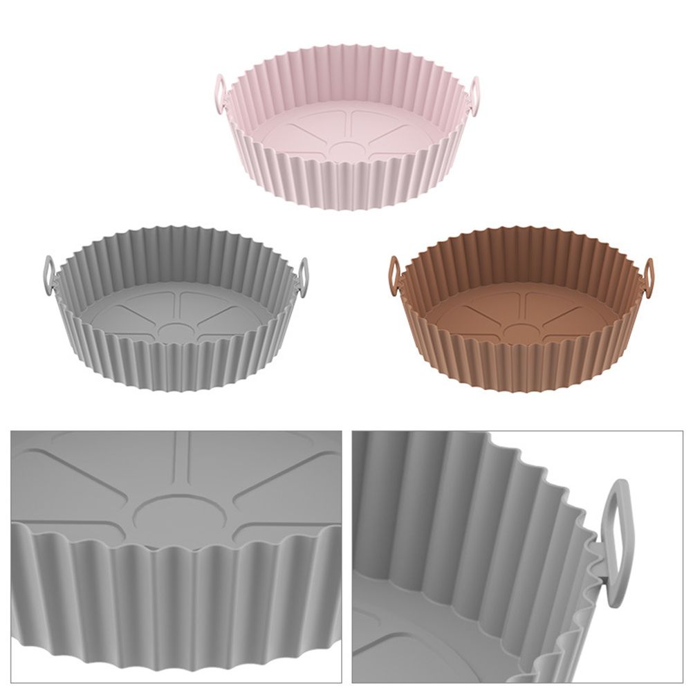 Air Fryer Silicone Pots Reusable Silicone Air Fryer Liner Basket High Temperature Resistance Food Grade Silicone Liner - Image 8
