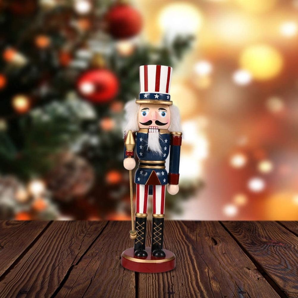 25CM Fairy Tale Figure Figurine Wooden Craft Ornaments Table Desktop Collectible Decor Christmas New Year Decorations Gifts - Image 7