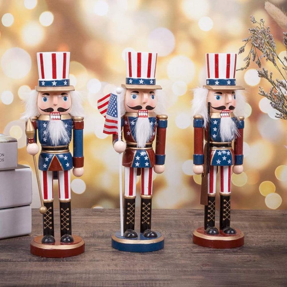 25CM Fairy Tale Figure Figurine Wooden Craft Ornaments Table Desktop Collectible Decor Christmas New Year Decorations Gifts - Image 8