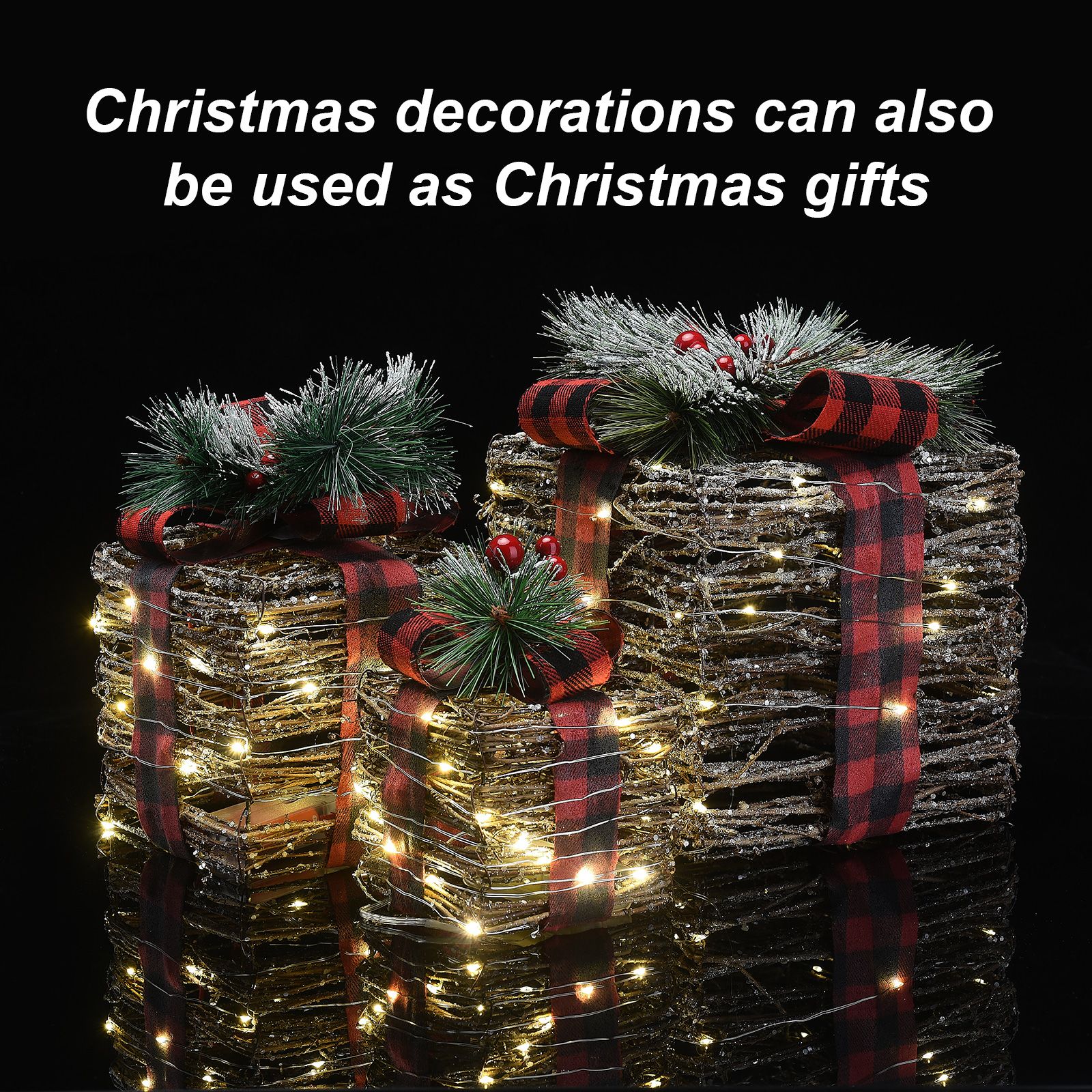 Christmas Decoration Gift Box Courtyard Decoration Window Decoration Props - Image 8