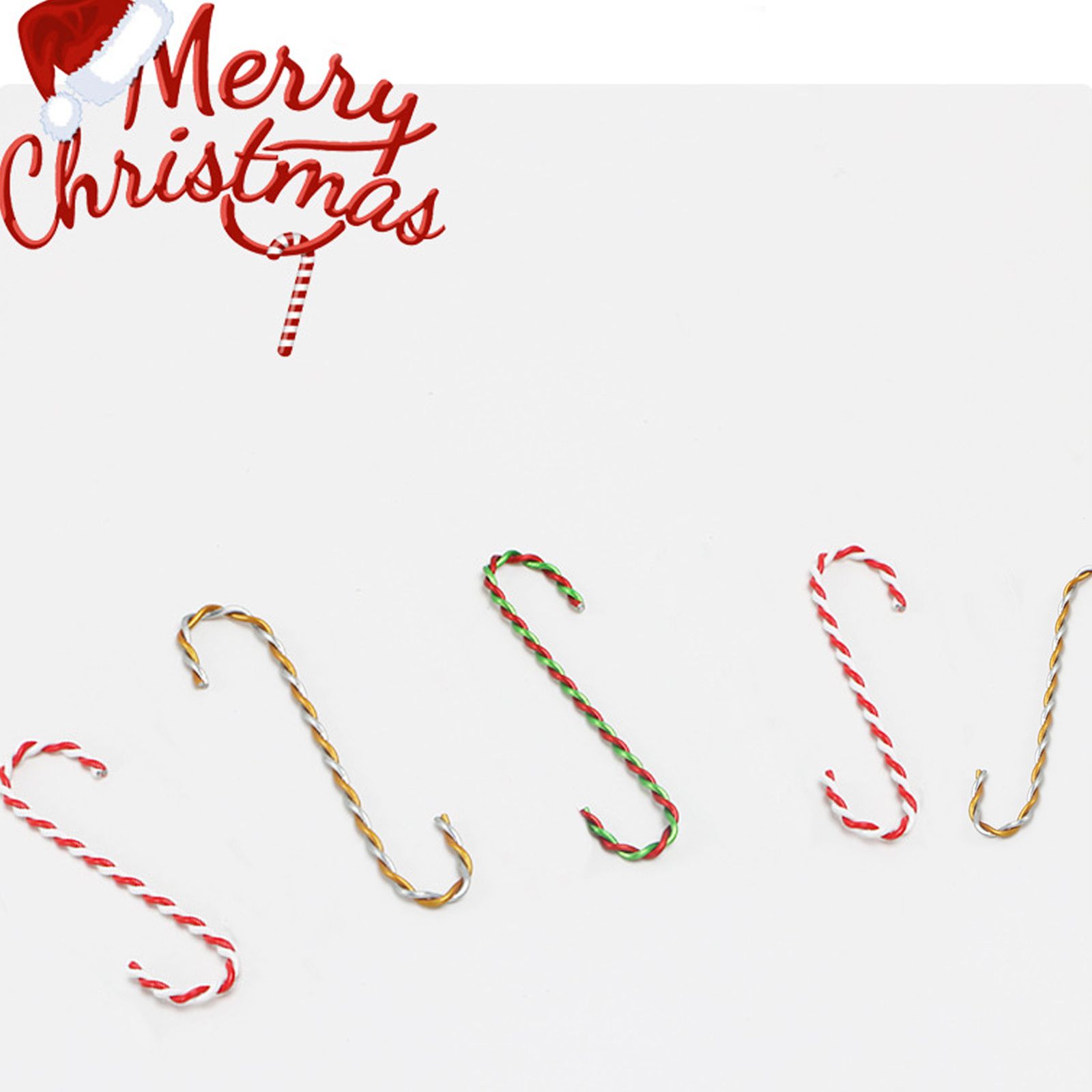 S Shaped Christmas Ornament Hooks Metal Unique Exquisite Decorative Christmas Ornament Hooks Hangers - Image 2