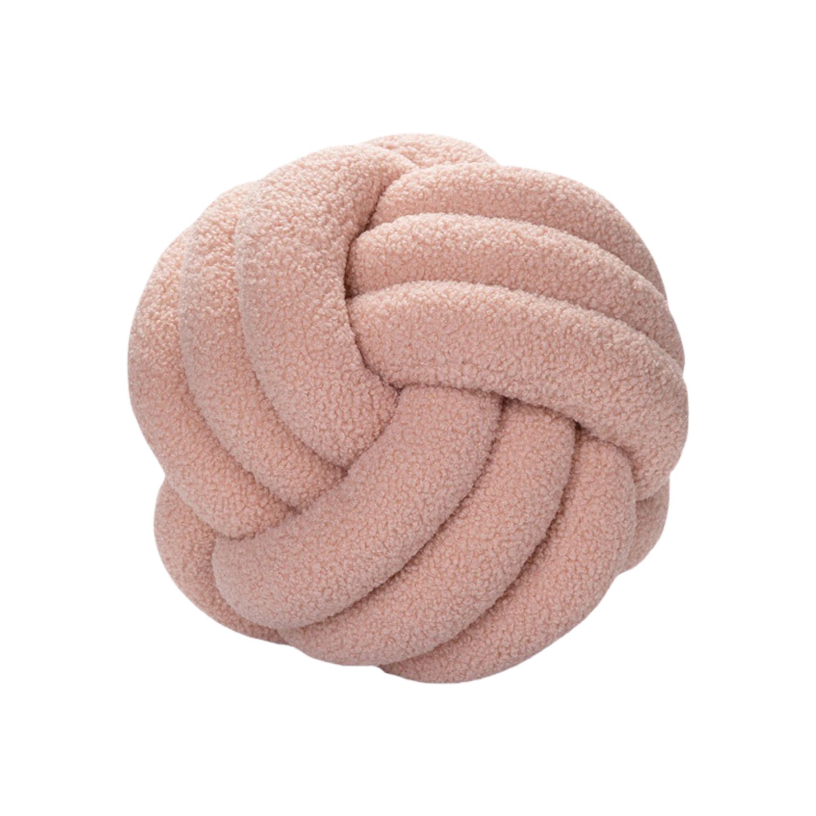 Knot Pillow Exquisite Soft Warm Beautiful Knotted Plush Pillow for Home Car Office Decoration - Image 1