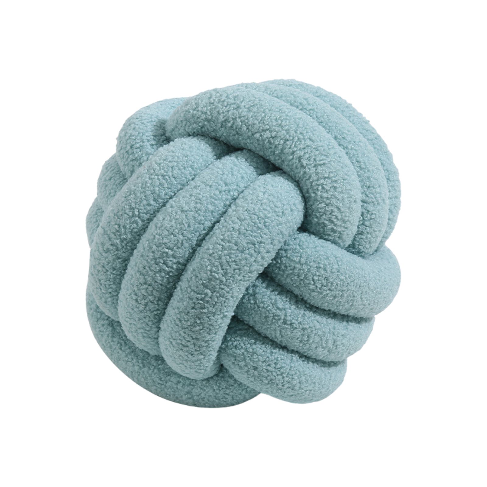 Knot Pillow Hand Knit Knotted Balls Pillow Shaped Decorative Throw Pillows for Living Room Bed Decoration - Image 1