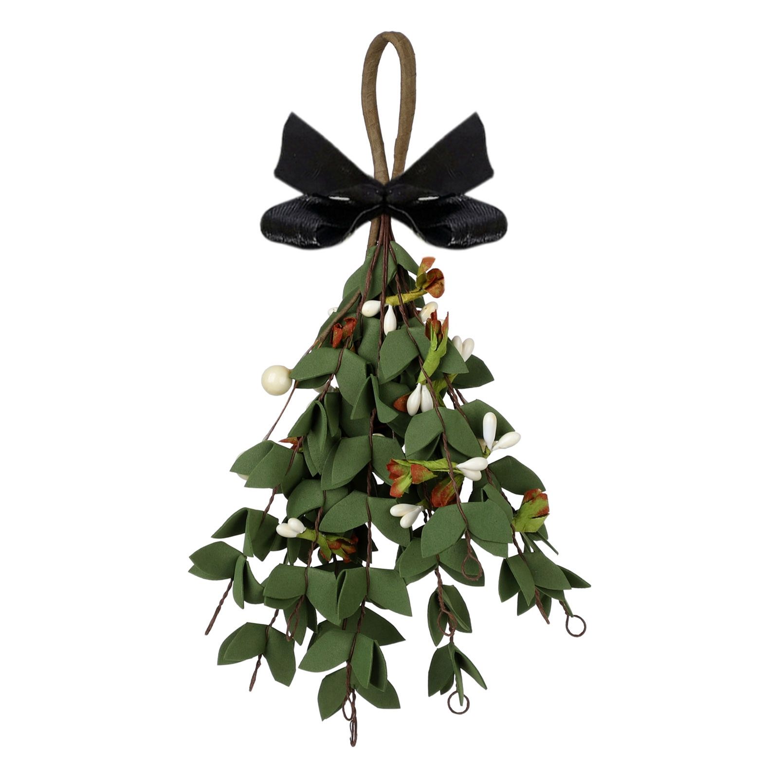 Artificial Mistletoe Leaves Christmas Decoration - Image 1