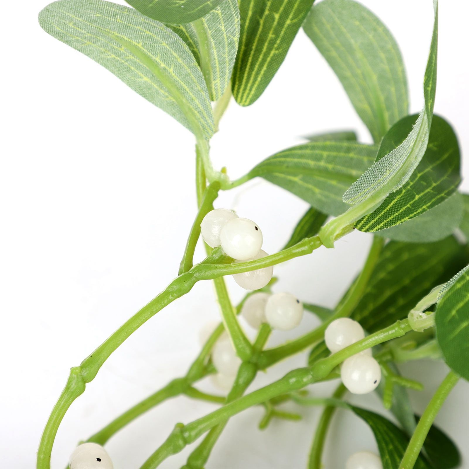 Artificial Mistletoe Leaves Christmas Decoration - Image 4