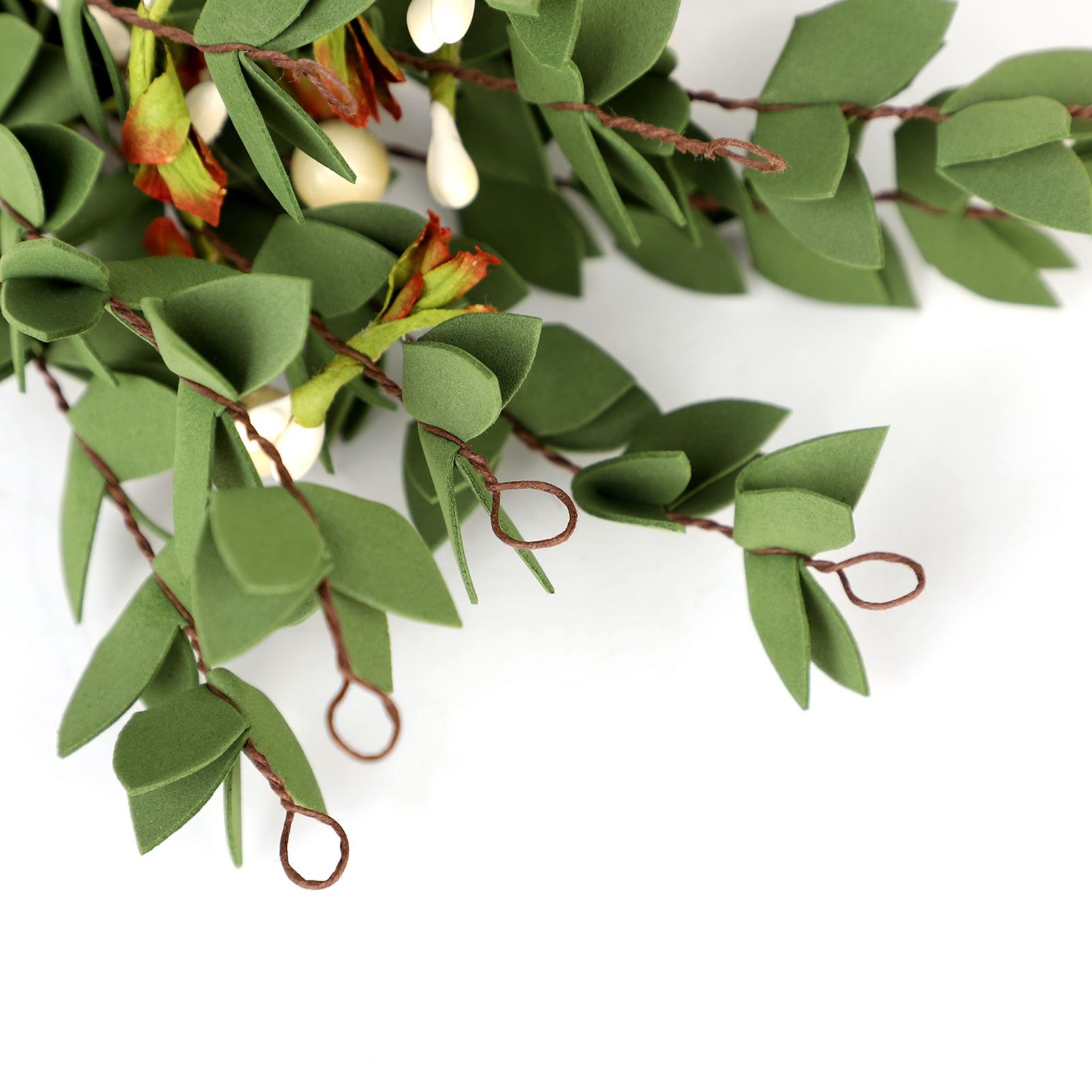 Artificial Mistletoe Leaves Christmas Decoration - Image 6