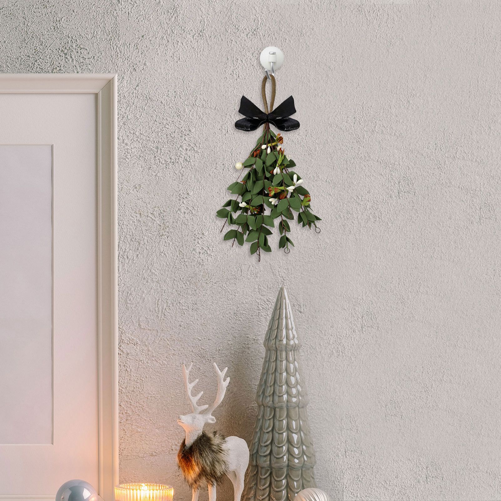 Artificial Mistletoe Leaves Christmas Decoration - Image 8